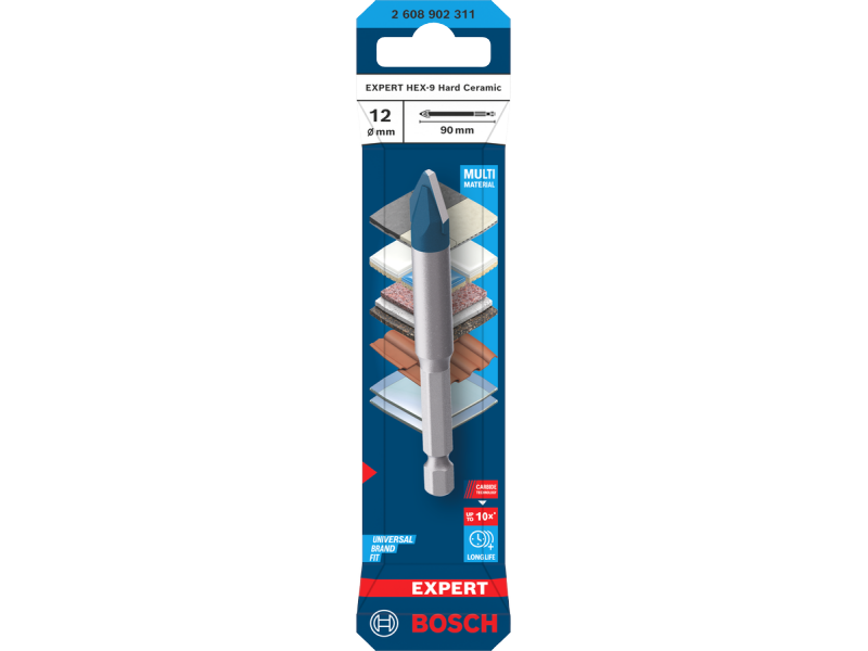 Sveder Bosch EXPERT HEX-9 Hard Ceramic, 2608902311